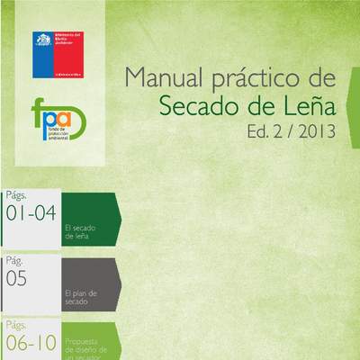 Manual Secado de Leña