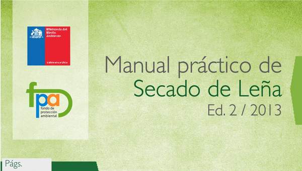 Manual Secado de Leña