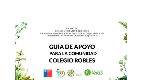 Guía reciclaje comunidad educativa