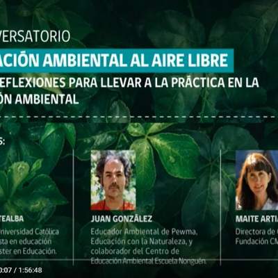 Tercer conversatorio de Educación ambiental al aire libre