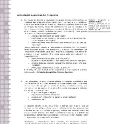 Actividades sugeridas Unidad 2