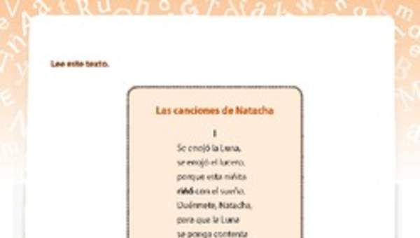 Conexiones personales las canciones de Natacha