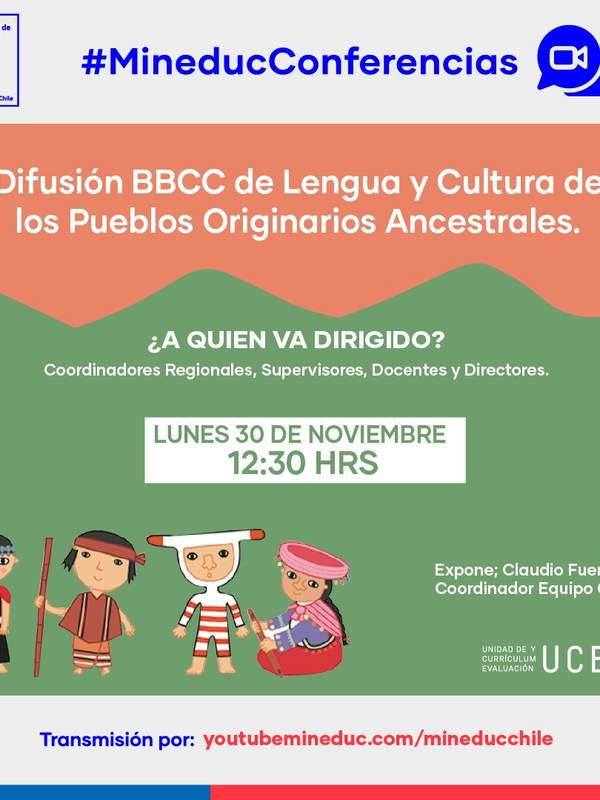 Difusión de las Bases Curriculares de Lengua y Cultura de los Pueblos Originarios Ancestrales