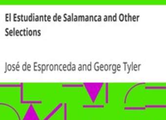 El Estudiante de Salamanca and Other Selections