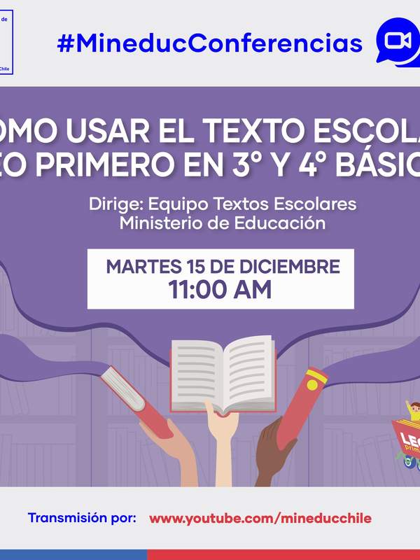 Conferencia: Cómo usar el texto Leo Primero en 3º y 4º básico