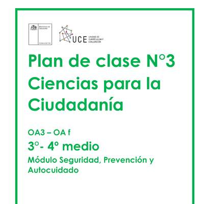 Plan de Clases Nº3 Ciencias para la Ciudadanía 3° y 4° Medio OA3