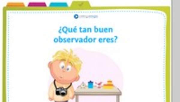 ¿Qué tan buen observador eres?