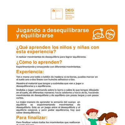 Jugando a equilibrarse y desequilibrarse