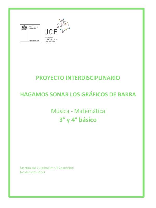 Proyecto interdisciplinario: Hagamos sonar los gráficos de barra música - matemática 3° y 4° básico