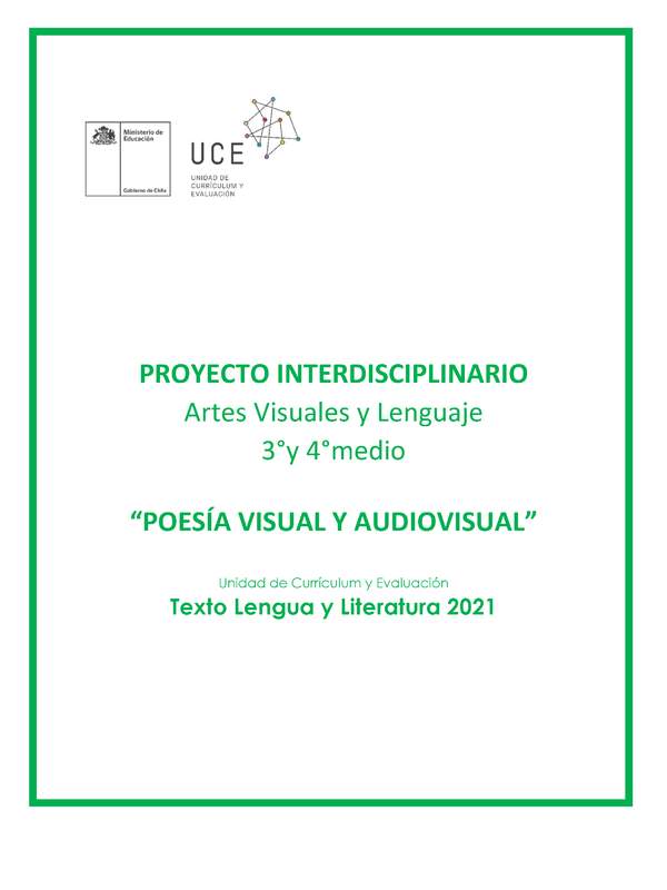 Proyecto interdisciplinario: Poesía visual y audiovisual