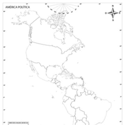 Mapa político de América