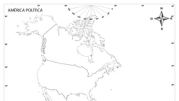 Mapa político de América