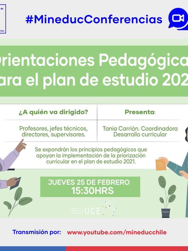 Difusión Plan de estudios 2021: Orientaciones pedagógicas y planificación