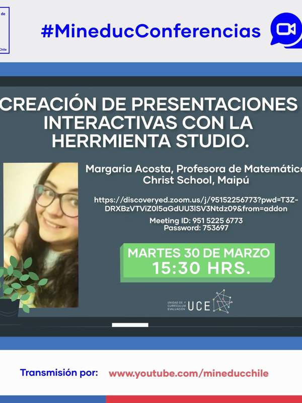 Conferencia: Creación de presentaciones interactivas con herramienta Studio