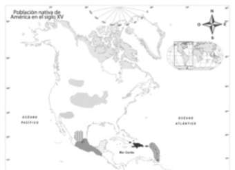 Población nativa de América en el siglo XV