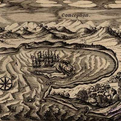 Ciudad de Concepción en 1600