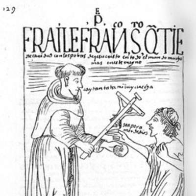 Sacerdote con nativo