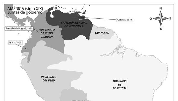 América (siglo XIX) Juntas de gobierno