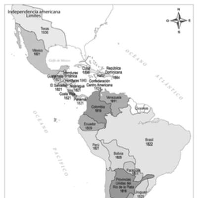 Independecia americana. Límites