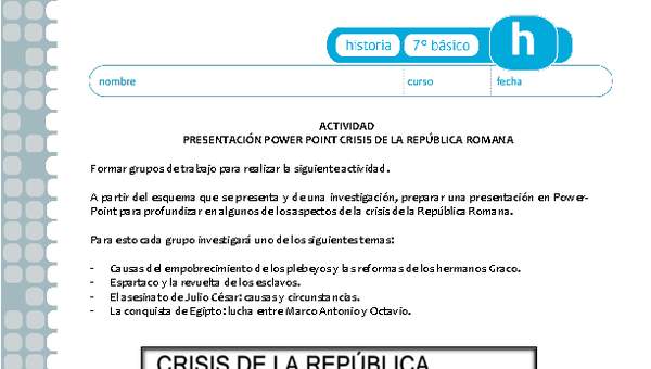 Crisis República Romana