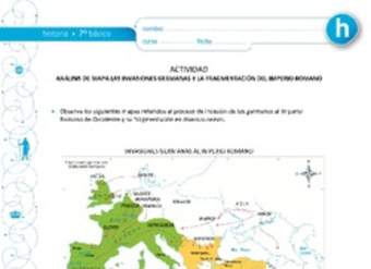 Las invasiones germanas y la fragmentación del Imperio Romano