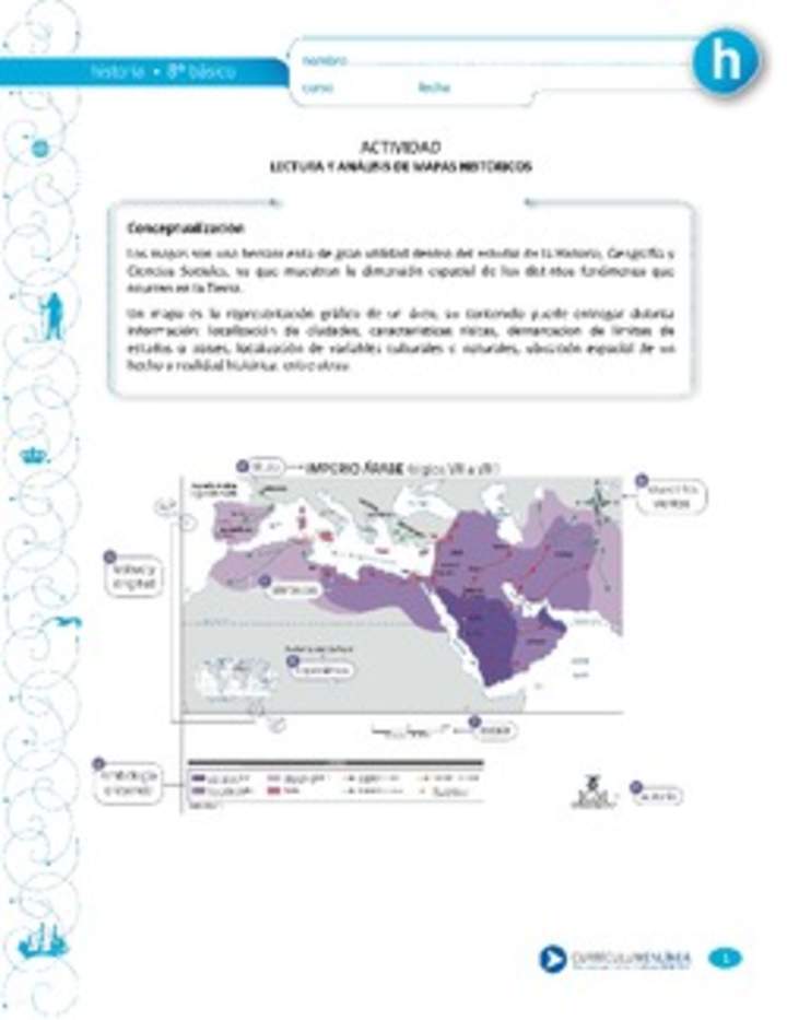 Lectura y análisis de mapa histórico