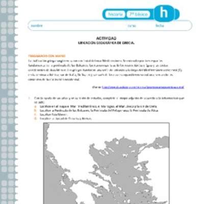 Ubicación geográfica de Grecia