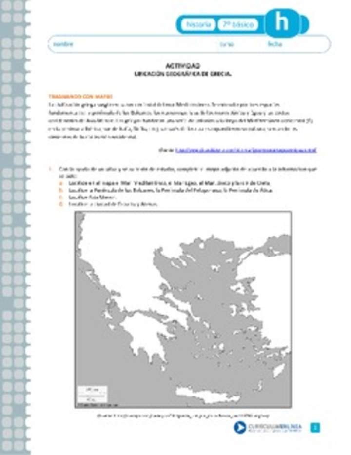 Ubicación geográfica de Grecia