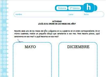 ¿Cuál es el orden de los meses del año?