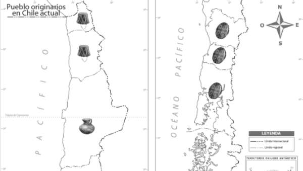 Localización pueblos originarios