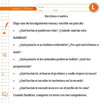 Escritura creativa