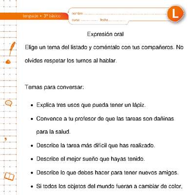 Expresión oral
