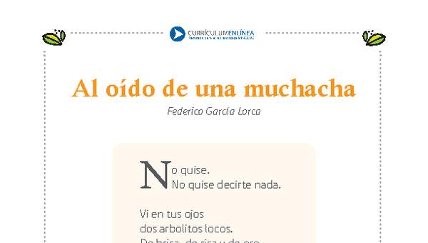 Al oído de una muchacha