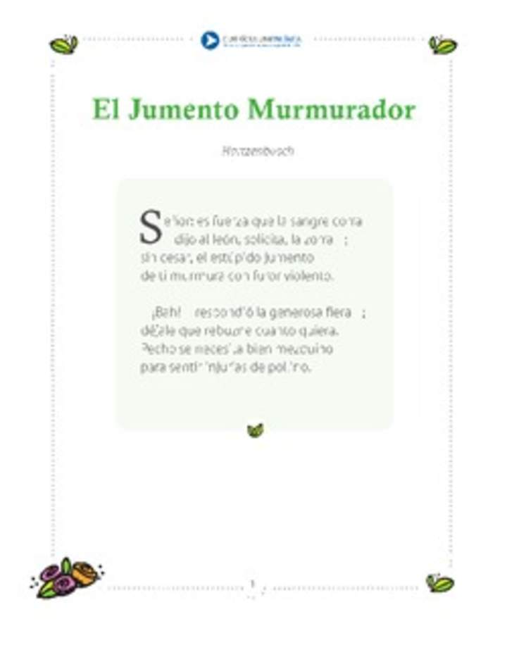 El jumento murmurador