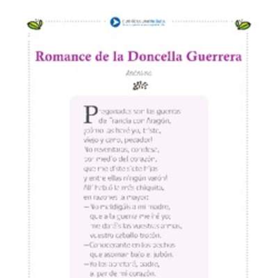Romance de la doncella guerrera
