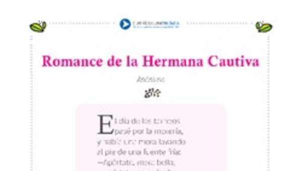 Romance de la hermana cautiva