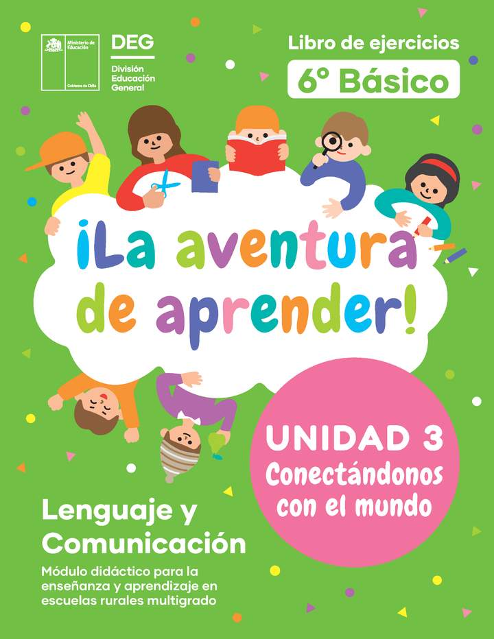 Libro de ejercicios Lenguaje 6° Básico Unidad 3