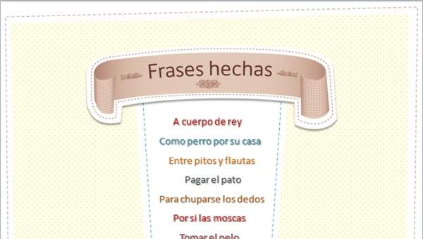 Frases hechas