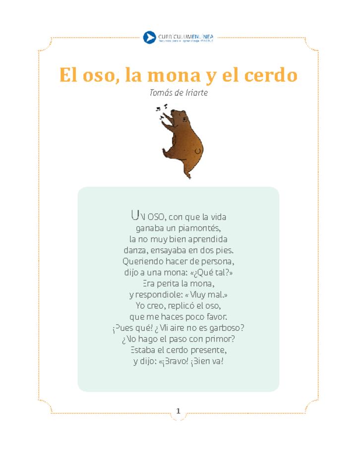 El oso, la mona y el cerdo