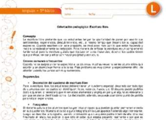 Escritura libre