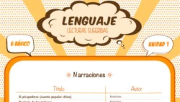 Lecturas sugeridas para la unidad 1: narraciones