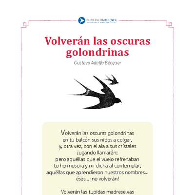 Volverán las oscuras golondrinas