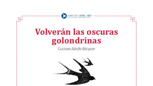 Volverán las oscuras golondrinas