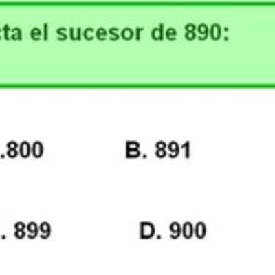 Encontrar el sucesor de un número (I)