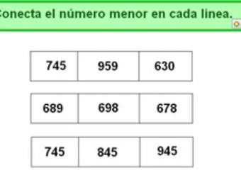 Encontrar el número menor entre varios dados