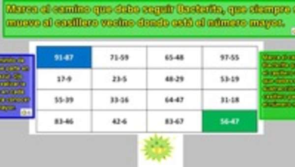 Calcular sustracciones con reserva y comparar