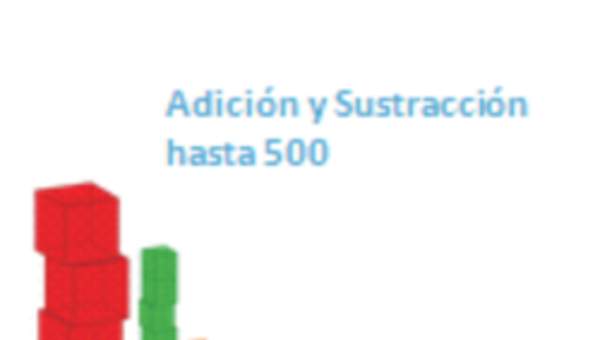 Adición y sustracción hasta 500