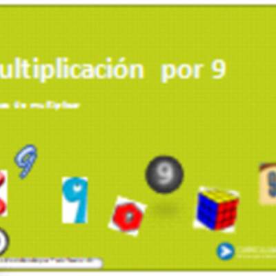 Multiplicación por 9.Formas por multiplicar.