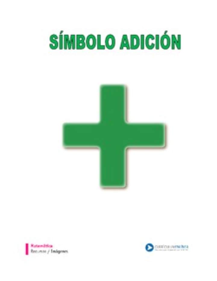 Símbolo adición