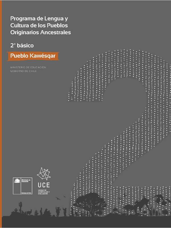 Programa de Lengua y cultura de los pueblos originarios ancestrales 2º básico: Pueblo Kawésqar